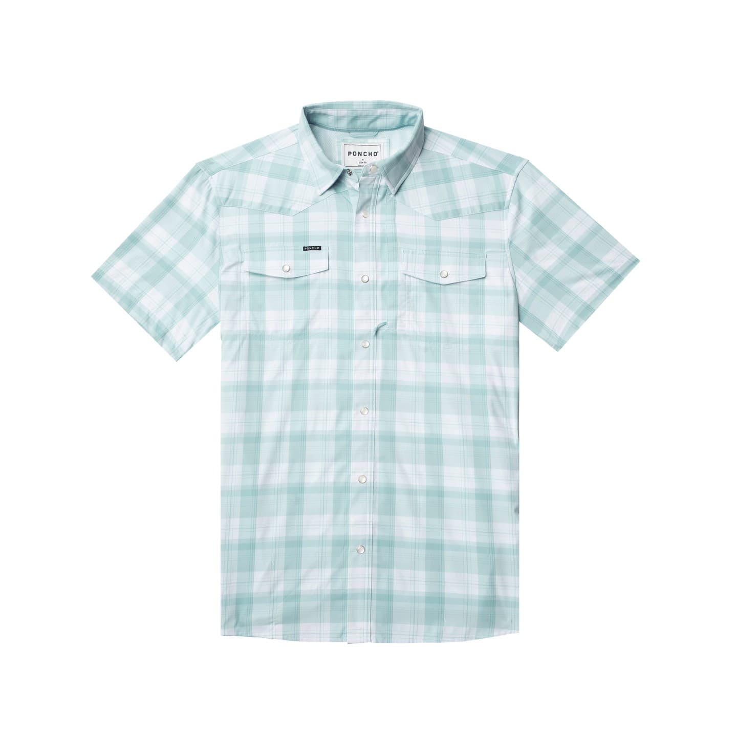Teal and White Plaid